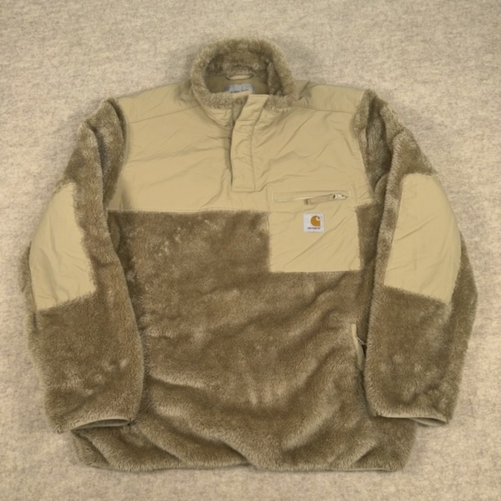 Carhartt WIP Work In Progress Jackson Sweat Jacket Brown‎ Mens Size XL